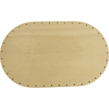 Překližka Překližka tl.4 mm, ovál 30x18 cm s otvory 22P3018V