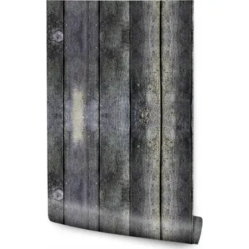 Fototapeta Tapeta do jídelny imitace dřeva 3D desky vintage