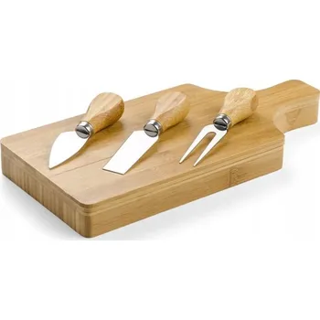 Kuchyňské prkénko Servírovací prkénko na sýry s noži BRIE + GRAVÍROVÁNÍ