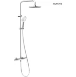 Oltens Atran termostatický sprchový set s kulatou hlavovou sprchou, chrom 36500100