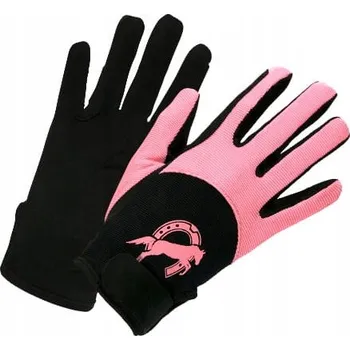 Rukavice YORK Dětské rukavice FLICKA Růžové (Velikost: L)