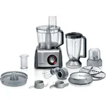 Bosch Food processor, MultiTalent 8, 1250 W, Černá, Brushed stainless steel MC812M844 free_store_pickup