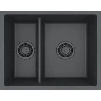 Granitový dřez Alveus Omni - Granitový dřez 55x45 cm, černá 1150071