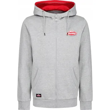 Pánská mikina Mikina Berkley s kapucí na zip, šedá, XXL