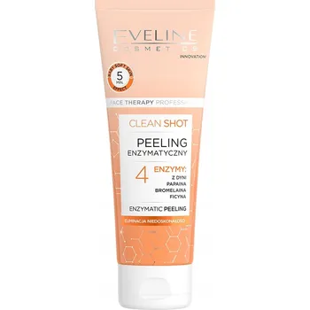 Přípravek na čištění pleti a oči Eveline Cosmetics Clean Shot Enzymatický peeling