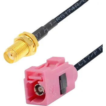 IP kamera Propojovací kabel FAKRA H samice / SMA samice RG174 4m