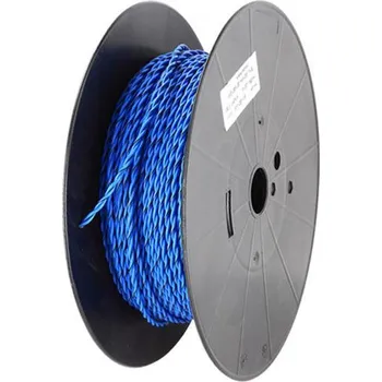 elektrický kabel Reproduktorový kabel 2 x 1,5 mm² - kroucený / modrý