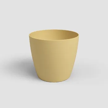 Květináč Květináč SAN REMO, 14cm, plast, sv.žlutá (DOPRODEJ)|LIGHT YELLOW (DOPRODEJ)|Artevasi