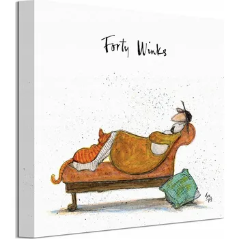 Obraz Sam Toft Odpočinek Ernesta a Doris Obraz 30x30 cm