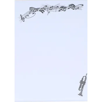 Blok musikboutique Poznámkový blok DIN A6 trubka