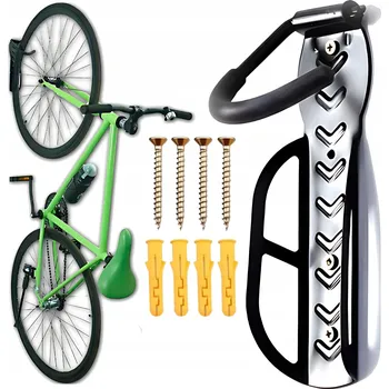 Věšák Nástěnný držák na kolo / skútr - ocelový, s vysokou nosností