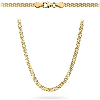 Hodinky Řetěz Bonore Délka 50 cm- Šířka 3-9 mm - Zlato 585 - Typ Bismarck 146945