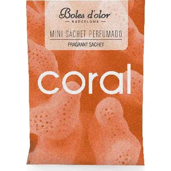 Boles d´olor Vonný sáček KAPESNÍ MALÝ, 6x8 cm, papírový, Coral|Boles Dolor