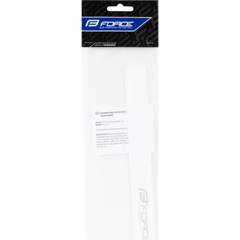 rám kola nálepka FORCE pod řetěz střední, čirá