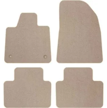 autokoberec Volvo EX30 Elektryczny od 2023 Velurové koberce Béžové PREM