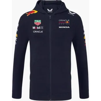 Pánská mikina Týmová mikina na zip Oracle Red Bull Racing s logy sponzorů XXL