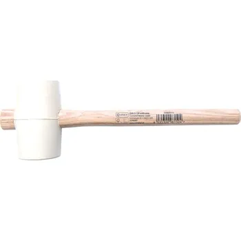 Kladivo CONMETALL Palička gumová 65 mm světlá, dřevěná násada