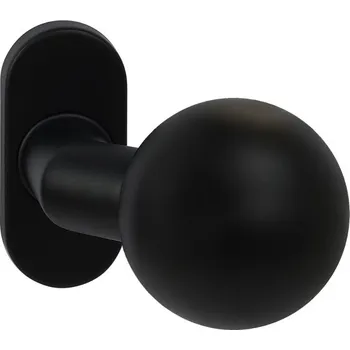 Dveřní kování RK.F.1902.CE koule na dveře černá Černá Levá