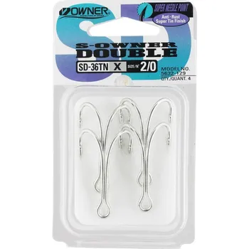 Rybářský háček Dvojháček OWNER SD-31TN X vel. 1/0 - 5ks.