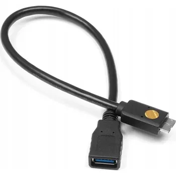Datový kabel Kabel Extremestyle USB - microUSB typ B 0,33 m černý