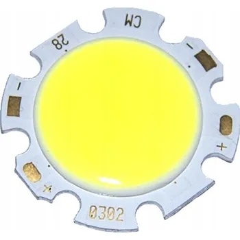 LED osvětlení LED COB Modul 9W 30-31V 300mA BÍLÁ TEPLÁ NEBO STUDENÁ 870lm 28mm
