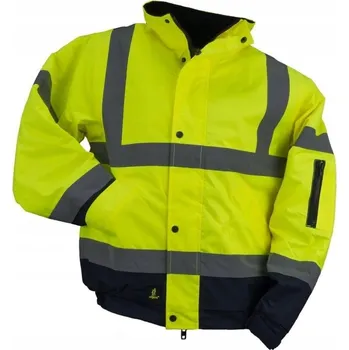 Moto oblečení Bunda Keilor KURTKA OSTRZEGAWCZA ZIMOWA BOMBER, velikost 3XL