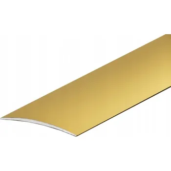 Obraz Prahová lišta lepená hliníková 100 cm ZLATÁ dilatační lišta 6 cm