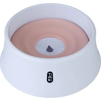 Miska pro psa TIAKI miska proti rozstřikování vody 1,2 l Růžová