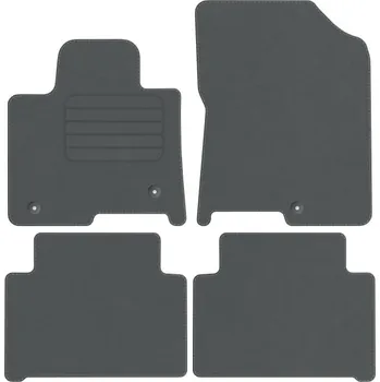 autokoberec Velurové autokoberce s upevněním v sadě Edecor