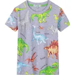 CHLAPECKÉ TRIČKO šedé Kugo HC9340 (Chlapecké tričko krátký rukáv)