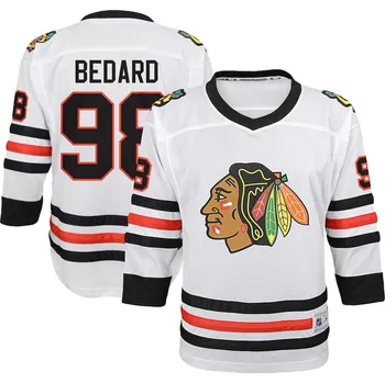 Fanatics Dětský dres Connor Bedard #98 Chicago Blackhawks NHL Breakaway Away Velikost: L/XL