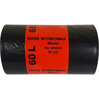 Pytle na odpadky Univerzální pytle na odpadky 60l, 50 ks