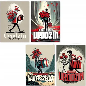 Přání k narozeninám 11,7 x 16,5 cm