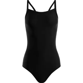 Dámské plavky Dámské jednodílné plavky CLap Jednovrstvé černé CLAP100 L