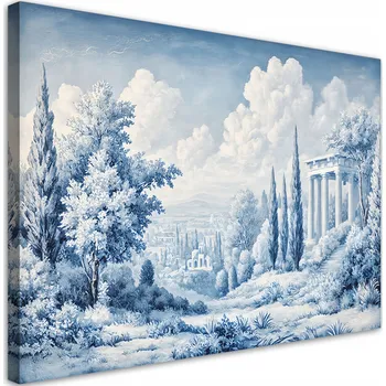 Obraz Obraz na plátně, Antický Krajina Modrá 60x40