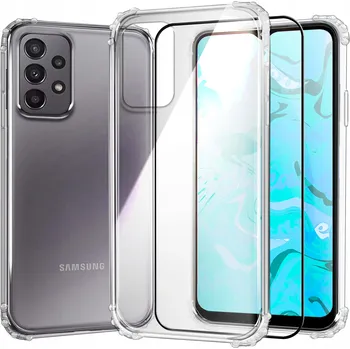 Pouzdro na mobilní telefon Zadní Kryt Hello Case pro Samsung Galaxy A23 5G bezbarvý