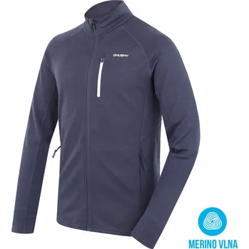 Pánská mikina Husky Pánská mikina z merino vlny Alou M XL, dk. blue