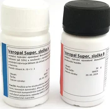 Průmyslové lepidlo Veropal SUPER konstrukční epoxidové lepidlo 100g (Veropal SUPER konstrukční epoxidové lepidlo 100g)