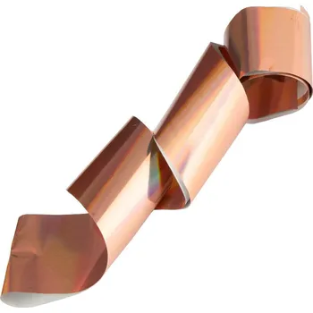 Nailee Fólie na nehty 100 cm zrcadlová chrom holo v dóze č.3 měděná