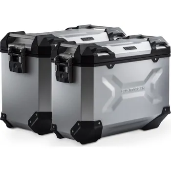 Zavazadlo na motocykl SW-Motech TRAX ADV sada kufrů stříbrné 45/37 l. CFMoto 450MT CF400-8F (23-25)
