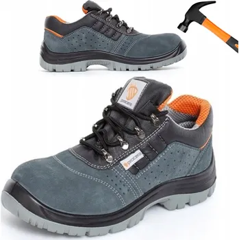 Pracovní obuv Pracovní polobotky INDEX BHP kožené s ocelovou špičkou S1 velikost 44