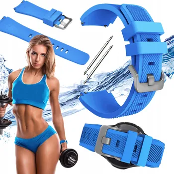 Řemínek na hodinky Řemínek ChronSmarta pro Garmin 20mm, modrý