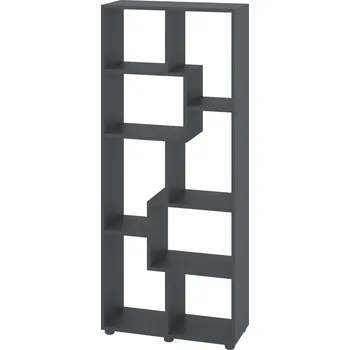 regál Slevadoma Policový regál POL-11A Barva: Antracit