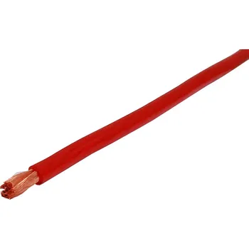elektrický kabel Napájecí kabel - rudý 20 mm2