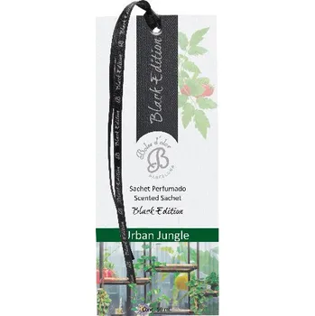 Drogerie Boles d´olor Sáček parfemovaný BLACK EDITION, se stuhou, 7x17 cm (Black Edition) Urban Jungle (Boles Dolor)|Boles Dolor