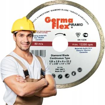 Řezný kotouč Diamantový kotouč Germa-flex PIR 16870 115 mm