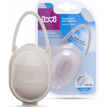 dudlíky Krabička na dudlík Lovi béžový