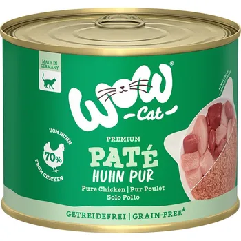 Krmivo pro kočku WOW CAT Adult čisté kuřecí maso 6× 200 g
