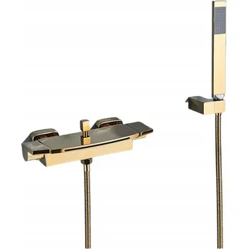 Vodovodní baterie Nástěnná umyvadlová baterie CHDE New Design zlatá