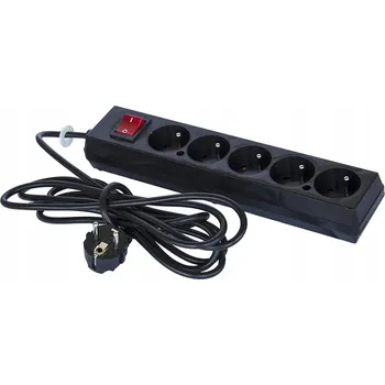Prodlužovací kabel Prodlužovací Kabel s uzemněním a vypínačem 3m 5x